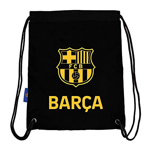 FC Barcelona Bolsa Gymsack Mochila Cuerdas Saco Negro BARÇA