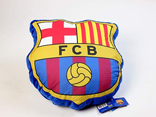 FCB FC Barcelona Cojín, 100% Poliester, Azulgrana, 35 x 35 cm