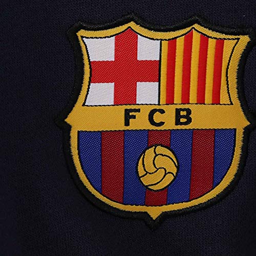 FCB FC Barcelona - Sudadera Oficial para Hombre - con el Escudo del Club - Mediana