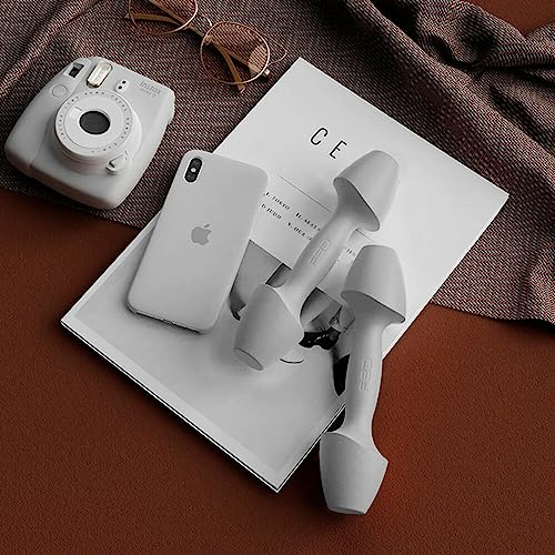 FED Mancuerna de diseño Xiaomi FED, 1,8kg, Mancuernas Caucho TPR, Ejercicios de fuerza, Multi zona, Color gris espacial