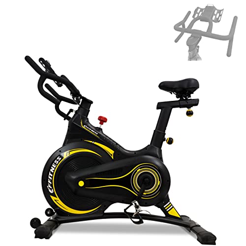 FFitness Indoor Spinning Bike Carenada con freno magnético y volante 13 kg | Bicicleta Cycling para entrenamiento en casa