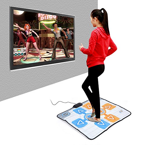 Fictory Colchoneta de Baile Persona Doble Antideslizante Dancing Pad Mat para Nintendo Wii Console Game Antideslizante Dance Pad para Wii