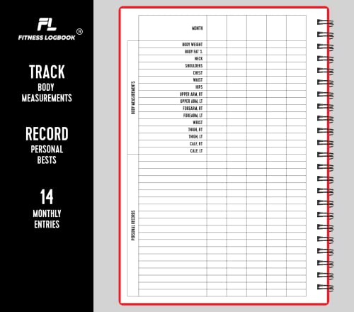 Fitness Logbook – Track 150 entrenamientos – Papel grueso, cubierta de polietileno – A5 6 x 8 pulgadas – Diario de entrenamiento sin fecha, libro de registro de planificador para rastrear la pérdida
