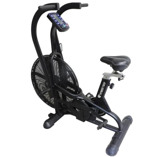 Fitness Tech - Bicicleta de Aire Profesional - Air Bike - Entrenamiento Completo - Cardio - Entrenamiento Intenso - 55 Kg