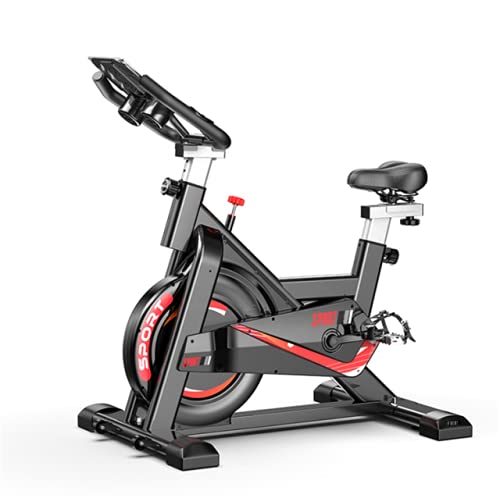 FitnessTech - Bicicleta Spinning Saman - Bicicleta Indoor con Volante de Inercia y Pantalla LCD con Pulsómetro -