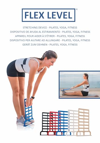Flex Level (estiramientos Fitness Pilates Yoga rehabilitación Deporte) (Azul)