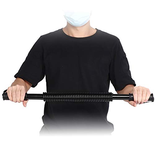 FOLOSAFENAR Ejercitador de Músculos del Brazo, Función Múltiple del Entrenador del Brazo para Adultos para la Espalda para el Brazo para el Hombro(Tambor Negro, 80 KILOGRAMOS)