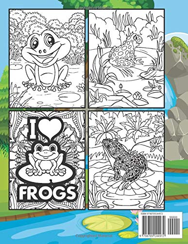 Frogs Adult Coloring Book: Amazing Frogs Activity Coloring Book for Adults - Fantastic Frog Coloring Book for Adults, Frog Gifts for Frog Lovers Women, Best Gift Ideas for Frog Lovers