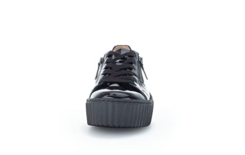 Gabor Mujer Zapatillas, señora Zapatillas Bajas,Plantilla Desmontable,Zapato Deportivo,Plataforma de la Suela,Ocio,Negro (Schwarz),38.5 EU / 5.5 UK