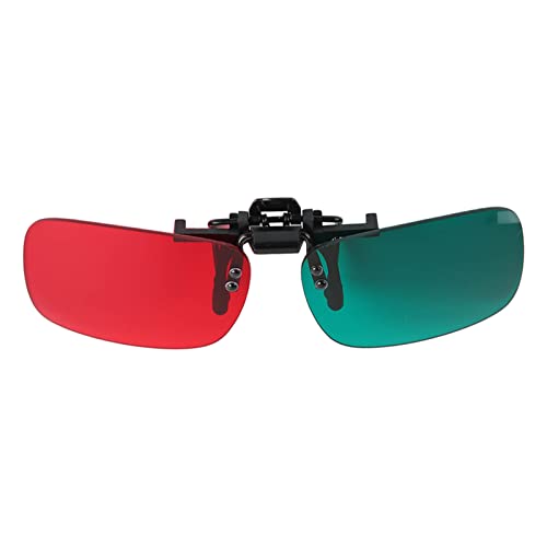 Gafas Con Clip Rojo Y Verde, Gafas Correctoras Para Ambliopía Y Estrabismo, Gafas Estereoscópicas Antisupresión Para Entrenamiento Ocular, Gafas De Equilibrio Para Terapias De Visión