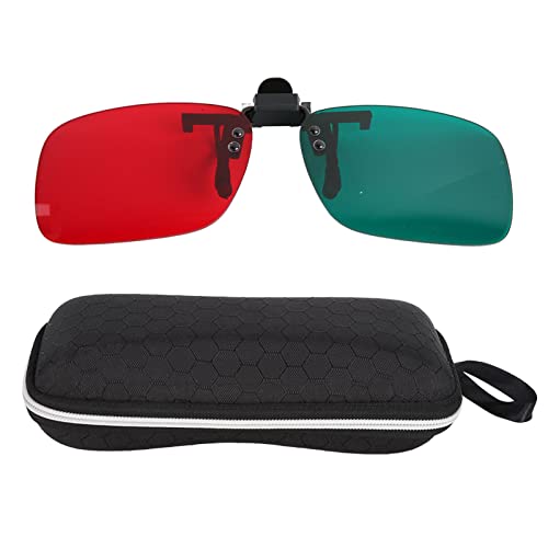 Gafas Con Clip Rojo Y Verde, Gafas Correctoras Para Ambliopía Y Estrabismo, Gafas Estereoscópicas Antisupresión Para Entrenamiento Ocular, Gafas De Equilibrio Para Terapias De Visión