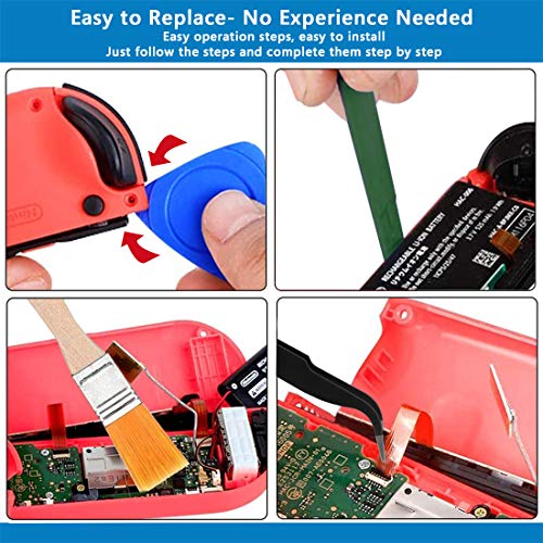 Geekria Kit de reparación de Joystick de Repuesto, Piezas de Repuesto para Interruptor analógico y Nintendo Switch Joy-con, Piezas de reparación