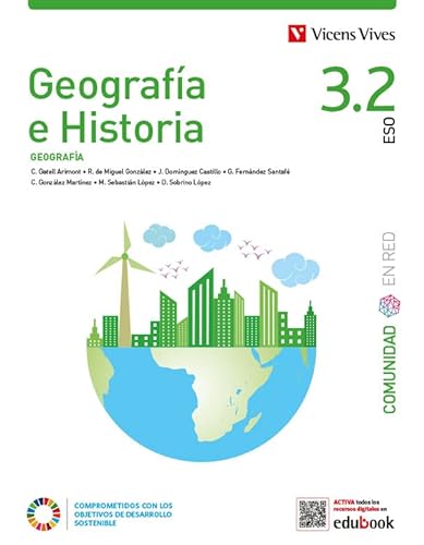 GEOGRAFIA E HISTORIA 3 (3.1-3.2)(COMUNIDAD EN RED) - 9788468284774