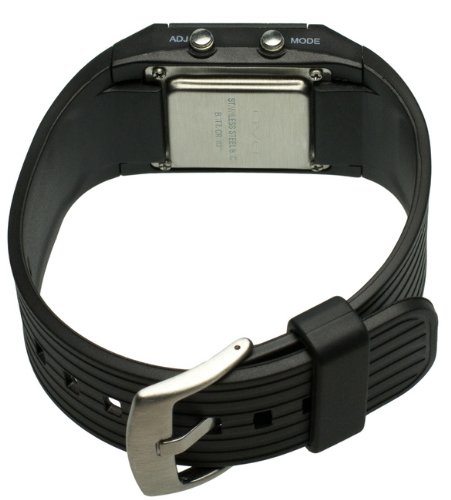 getDigital 7235 - Reloj Digital que Marca la Hora en Modo Binario para Profis, con Luces LED, Negro