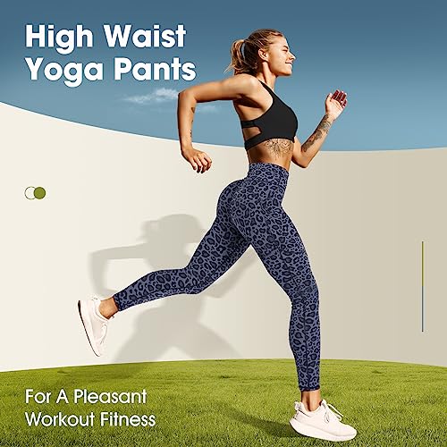 GIMDUMASA Pantalón Deportivo de Mujer Cintura Alta Leggings Mallas para Running Training Fitness Estiramiento Yoga y Pilates GI188