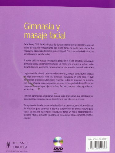 Gimnasia y masaje facial (+DVD) (MASAJE, MEDICINA DEPORTIVA)