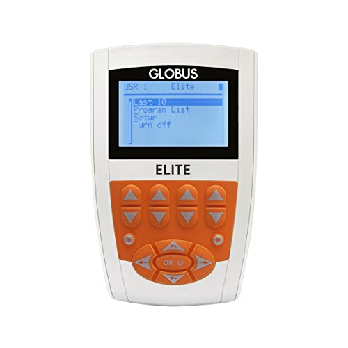 GLOBUS | Elite, Elettrostimulador de 4 Canales, 98 programas para Cualquier Necesidad de Tratamiento, Fitness, Forma física, Belleza, Salud y Bienestar