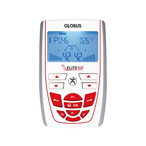 Globus | Elite SII, Électrostimulateur à 2 Canaux, 100 Programmes pour Toutes les Exigences de traitement, Fitness, Forme Physique, Beauté, Santé et Bien-être