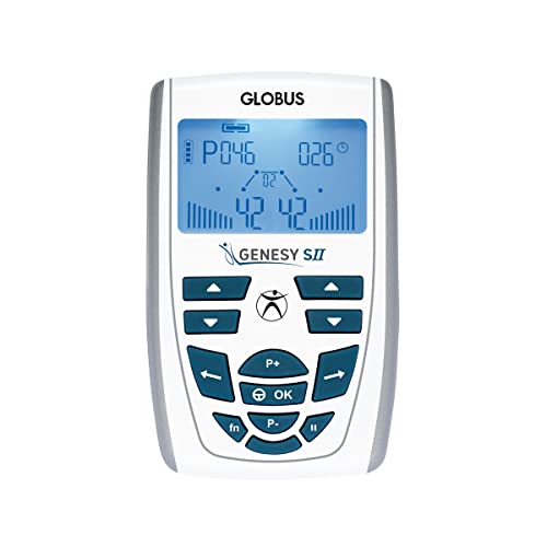 Globus | Genesy S2, Electroestimulador de 2 Canales, 60 Programas para Fisioterapia