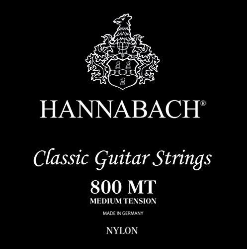 Hannabach 652377 Serie 800 Cuerdas Guitarra Clásica, Tensión Media