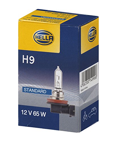 HELLA 8GH 008 357-001 Lámpara - H9 - Standard - 12V - 65W - Tipo de portalámpara: PGJ19-5 - caja - Cant.: 1