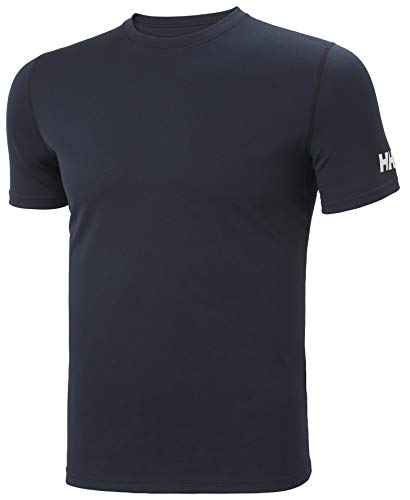 Helly Hansen HH Tech T-Shirt Camiseta Técnica, Hombre, Navy, M