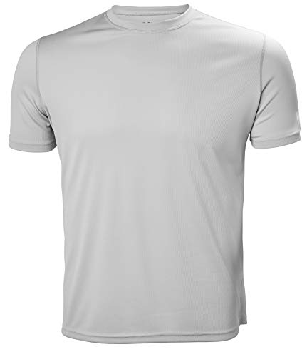 Helly Hansen HH Tech tee Camiseta Deportiva Manga Corto, Hombre, Light Grey, 2XL