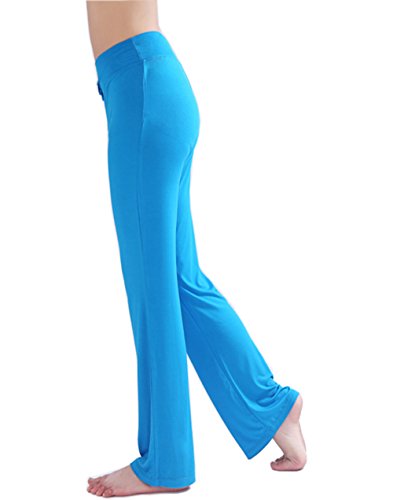 Hoerev Suave Modal Adelgazar Lounge Pantalones Yoga Pantalones Pijamas Mujer Pant