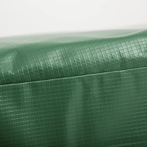 Homcom Cubierta de Proteccion Borde Cama elástica y Trampolines, diámetro ø 244, Color Verde