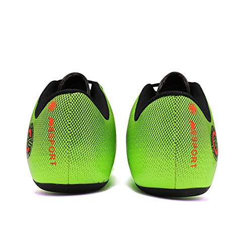 Hozuumo Zapatillas De Atletismo con Clavos, Zapatillas De Pista Y Campo para Hombre, Zapatillas para Carreras De Velocidad (Fluorescente, 41)