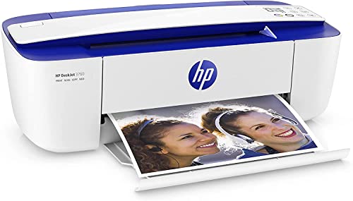 HP DeskJet 3760 T8X19B, Impresora Multifunción A4, Imprime, Escanea y Copia, Wi-Fi, USB 2.0, HP Smart App, Incluye 4 Meses del Servicio Instant Ink, Azul