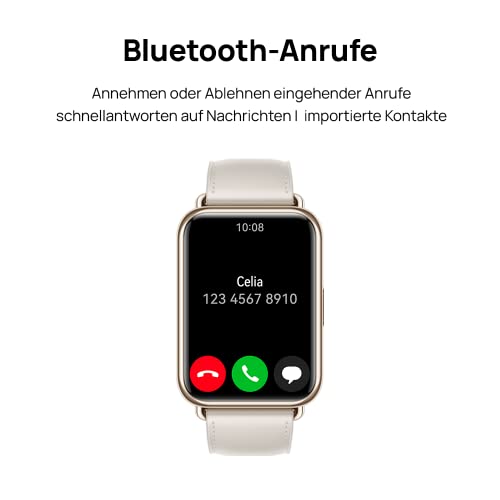 HUAWEI Watch Fit 2 Smartwatch con GPS, Llamadas Bluetooth, Gestión de Vida Saludable, Batería Larga Duración, Animaciones Entrenamiento Rápido, Monitorización SpO2, Azul
