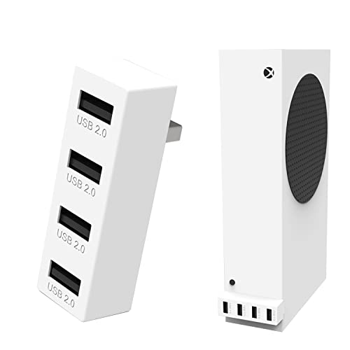 Hub USB 2.0 de 4 Puertos para Xbox Series S, Adaptador de expansión Compatible con Consola Xbox Series S