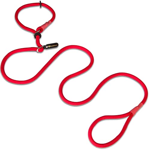 Hundefreund Retriever Correa | Correa y Collar Ligero en uno (200 cm) | Moxon Cuerda para Agility, de Entrenamiento y adiestramiento