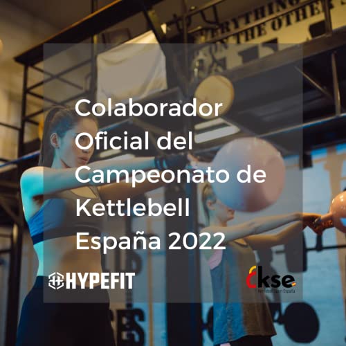 HYPEFIT Kettlebell 10 Kg de Competición | Pesa Rusa Kettlebell de 4 Kg a 32 Kg | Ideal para Fisicoculturismo | Pesas para Crossfit - Entrenamientos de Fuerza Musculatura y Core