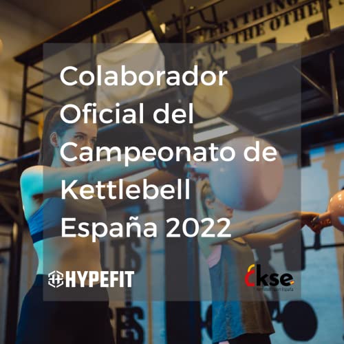 HYPEFIT Kettlebell 16 Kg de Competición | Pesa Rusa Kettlebell de 4 Kg a 32 Kg | Ideal para Fisicoculturismo | Pesas para Crossfit - Entrenamientos de Fuerza Musculatura y Core