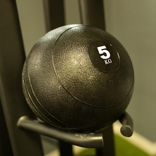 Hypefit Slam Ball Balón Medicinal 5-25 Kg, Bola de Peso Goma, Relleno de Arena, Lanzamientos sin Rebote, Entrenamiento Fuerza, Tonificación (5)