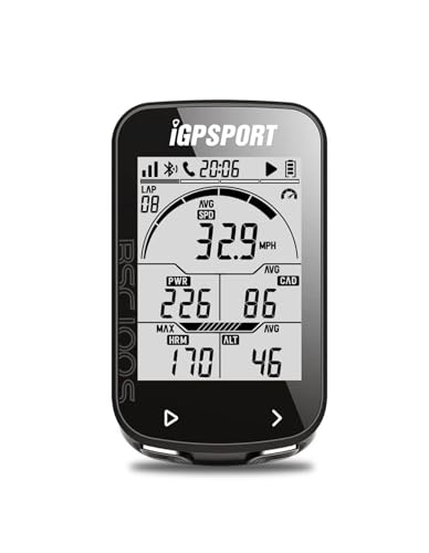 iGPSPORT BSC100S GPS Computadora de Bicicleta Ciclocomputador 40 Horas de 2,6" Retroiluminada Autonomía Pantalla Sensor Ant+/BLE5.0，IPX7