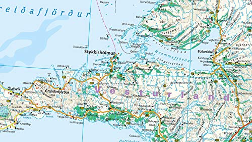 Islandia, mapa impermeable de carreteras. Escala 1:425.000. Reise Know-How. (Iceland (1:425.000))