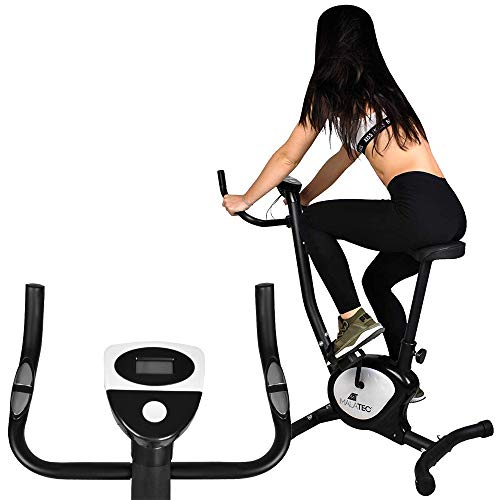 ISO TRADE Stationary Bike Height, Intensity Exercise Fitness Ideal Cardio Trainer Up 100 Kg Material De Entrenamiento Unisex Adulto, (multicolor), Única