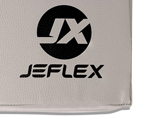 Jeflex - Colchoneta plegable Gimnasia gris 180 x 60 x 6 cm fabricada en Alemania/Esterilla de gimnasia/Colchoneta multifuncional y yoga/Esterilla de juego para habitación de los niños