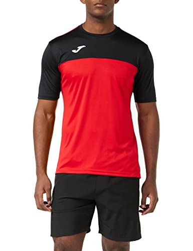 Joma Winner Camisetas Equip. M/C, Hombre, Rojo Negro, L