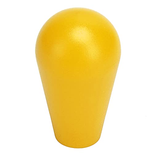 Joystick's Oval Balltop, Oval Joystick Head Rocker Ball Mango superior M6 Tipo americano Juego de arcade Piezas de bricolaje Mango de repuesto Accesorio para juegos Fácil de instalar(amarillo)