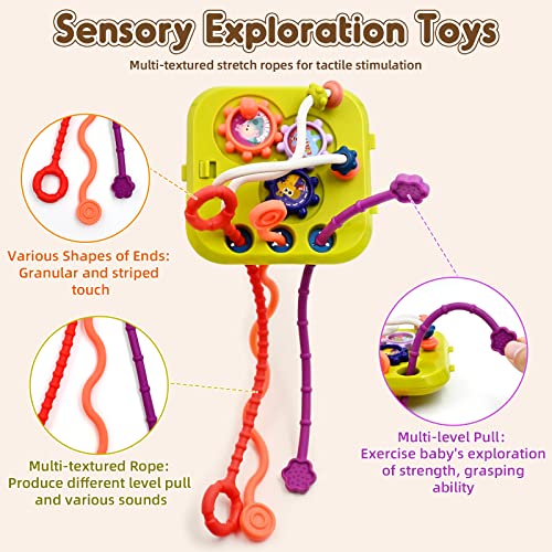 Juguetes Niños 1 2 Año, 7 in 1 Montessori Sensoriales Educativos Juguete para Bebe 6-12 18 Meses Cubo de Actividades Juguetes Clasificador de Formas para 1 2 3 Años Regalo de Cumpleaños Navidad