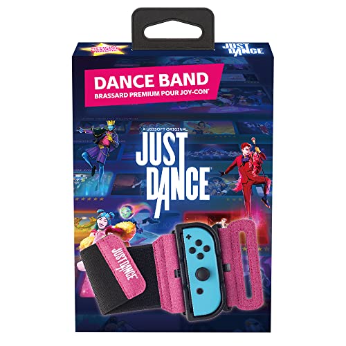 Just Dance 2023 - Banda de baile oficial - Muñequera elástica ajustable para el mando JoyCon con ranura para Joy-Cons nintendo Switch