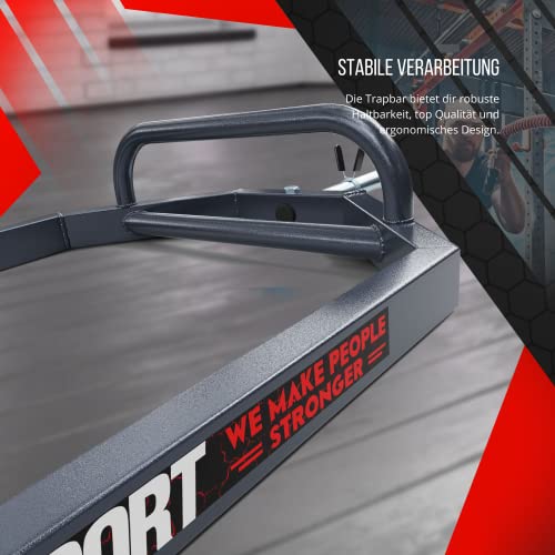 K-Sport: Barra de trampa de 150 cm, con 30 mm, barra hexagonal, barra de tríceps, barra olímpica de hasta 200 kg