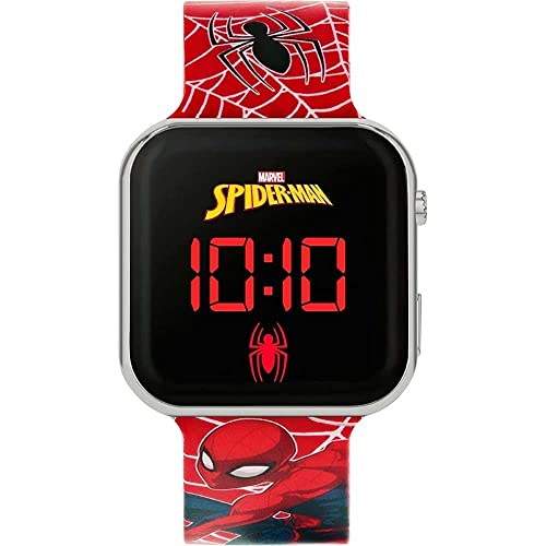 Kids Euroswan Reloj Led Spiderman con Funciones. SPD4719