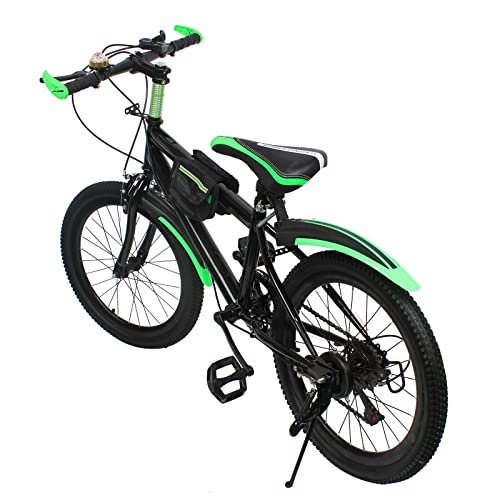 LENJKYYO Bicicleta de montaña de 20 Pulgadas, para niños, Bicicleta de montaña para niños, 7/6 velocidades, Bicicleta para niños, Bicicleta de Acero de Alto Carbono