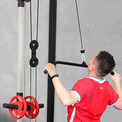 LFJ Poleas Gimnasio, Poleas para Cuerda Cables Polea fitness Gym para Power Rack Musculación Maquinas Gimnasio para Casa