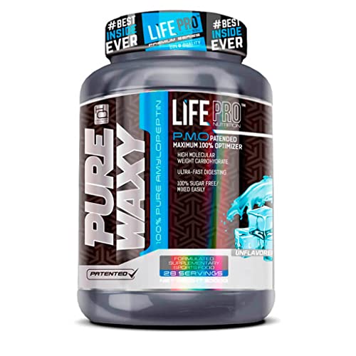 Life Pro Pure Waxy! 2kg Neutro | Suplemento formulado a base de amilopectina | Energia de liberación lenta y prolongada